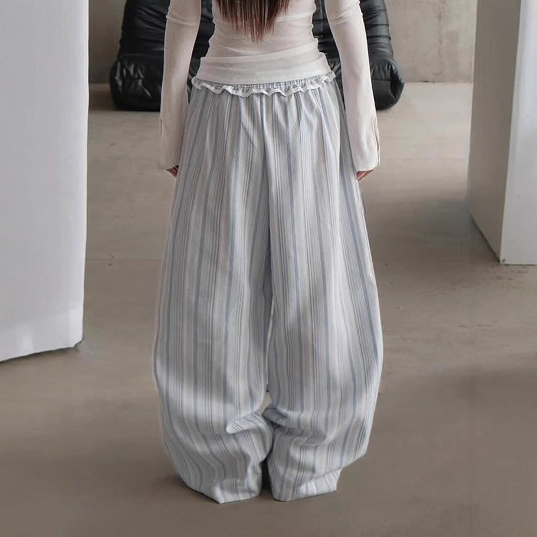 Y2K Striped Pants - Sweet & Sexy Japanese Style | Crypto Payments