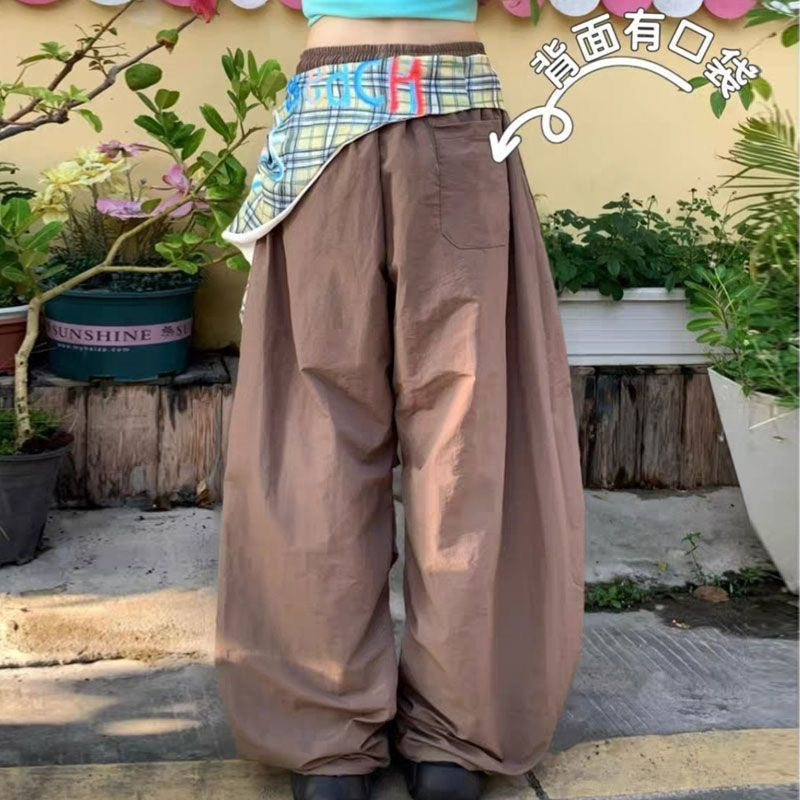 Retro Loose Fit Pants - Quick-Dry Casual Trousers | Free Shipping|Crypto Payments