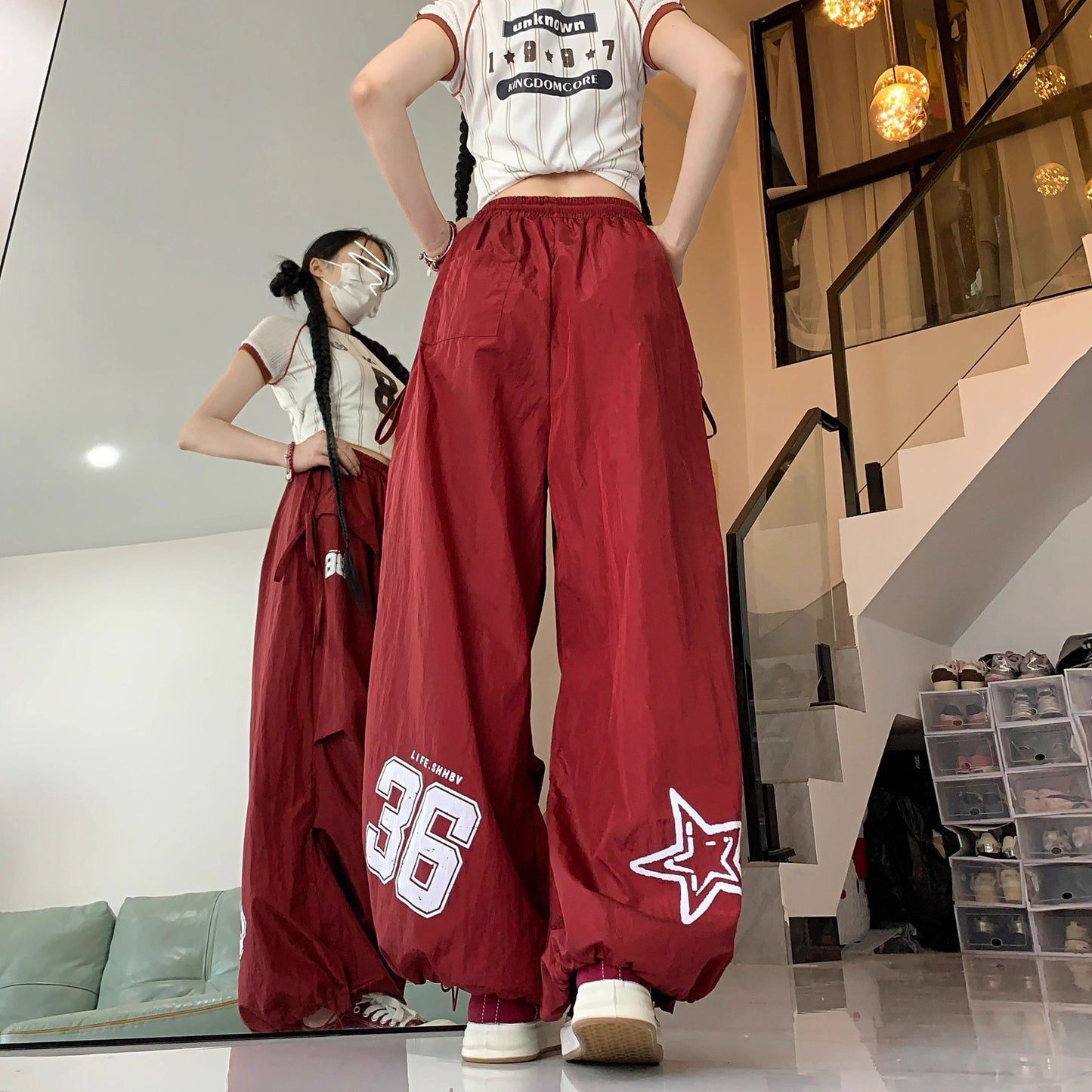 Quick-Dry Wide Leg Pants - Urban Fashion Layered Design|Free Shipping|Crypto Payments
