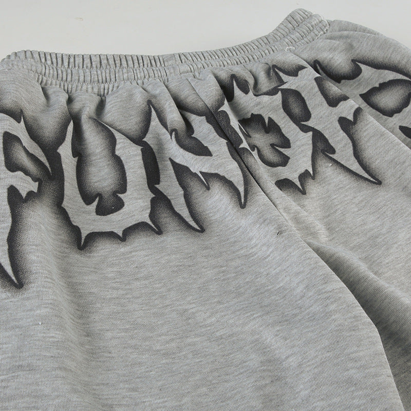 Y2K Streetwear Sweatpants with Drawstring| Free Shipping|Crypto Payments
