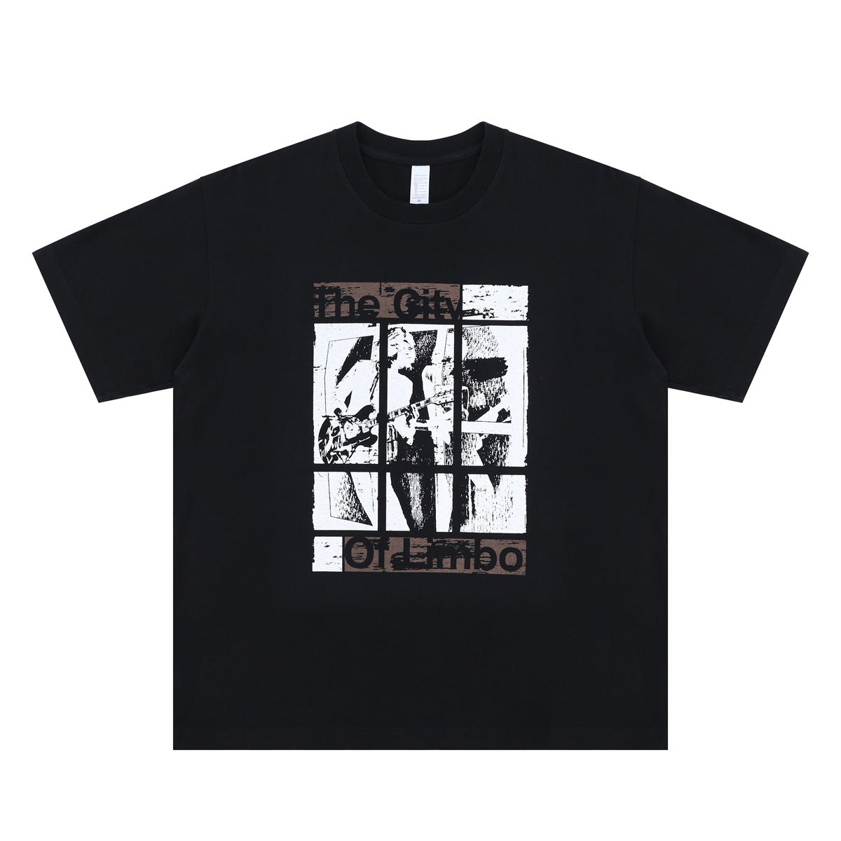 Streetwear Flash Graphic Tee | Oversized Fit | Black White | 100% Cotton | Free Global Shipping | Crypto Payments Accepted