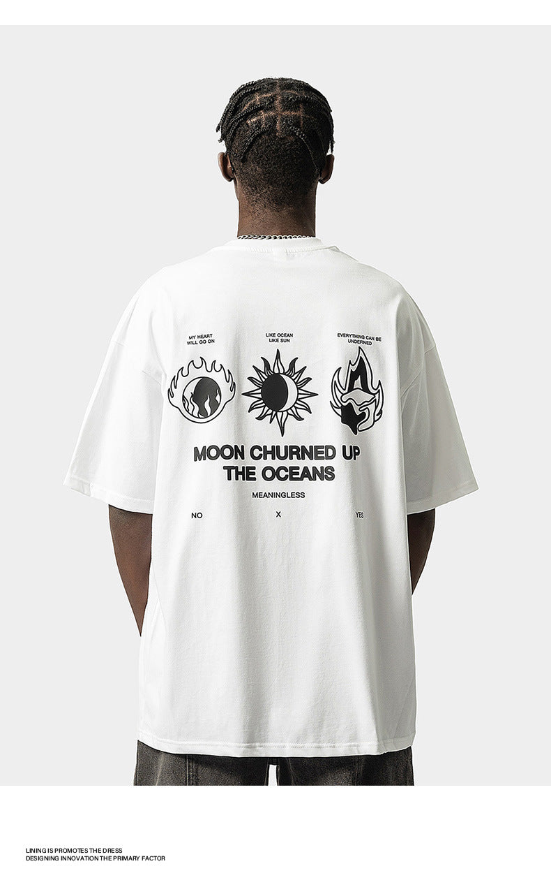 Oversized Cotton T-Shirt for Men - Streetwear Style | Worldwide Deliver