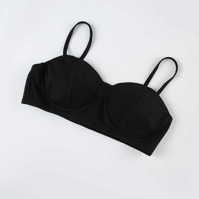 Women's Sexy Two-Piece Set - High Neck Bra Top & Cropped Bodysuit | Free Shipping|Crypto Payments