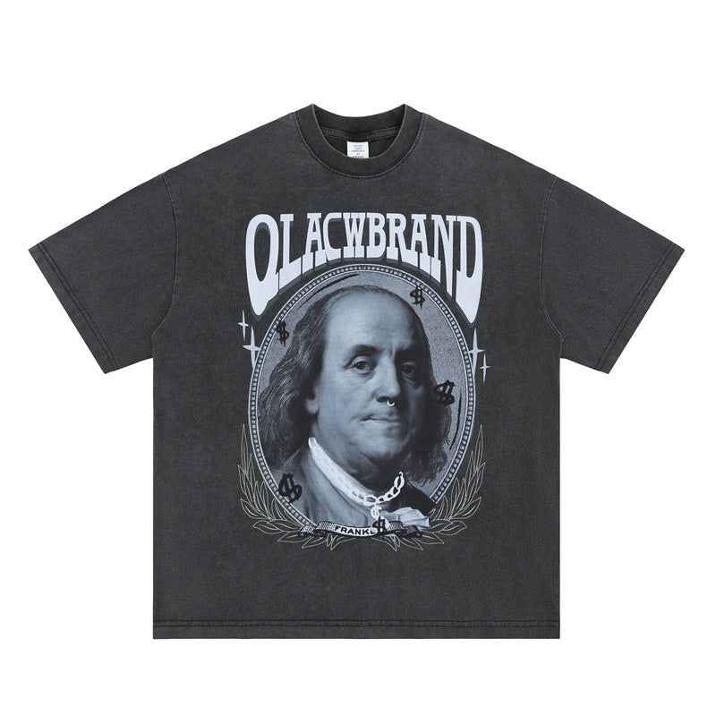 Vintage Portrait T-Shirt - 90s Retro Streetwear Oversized Graphic Tee