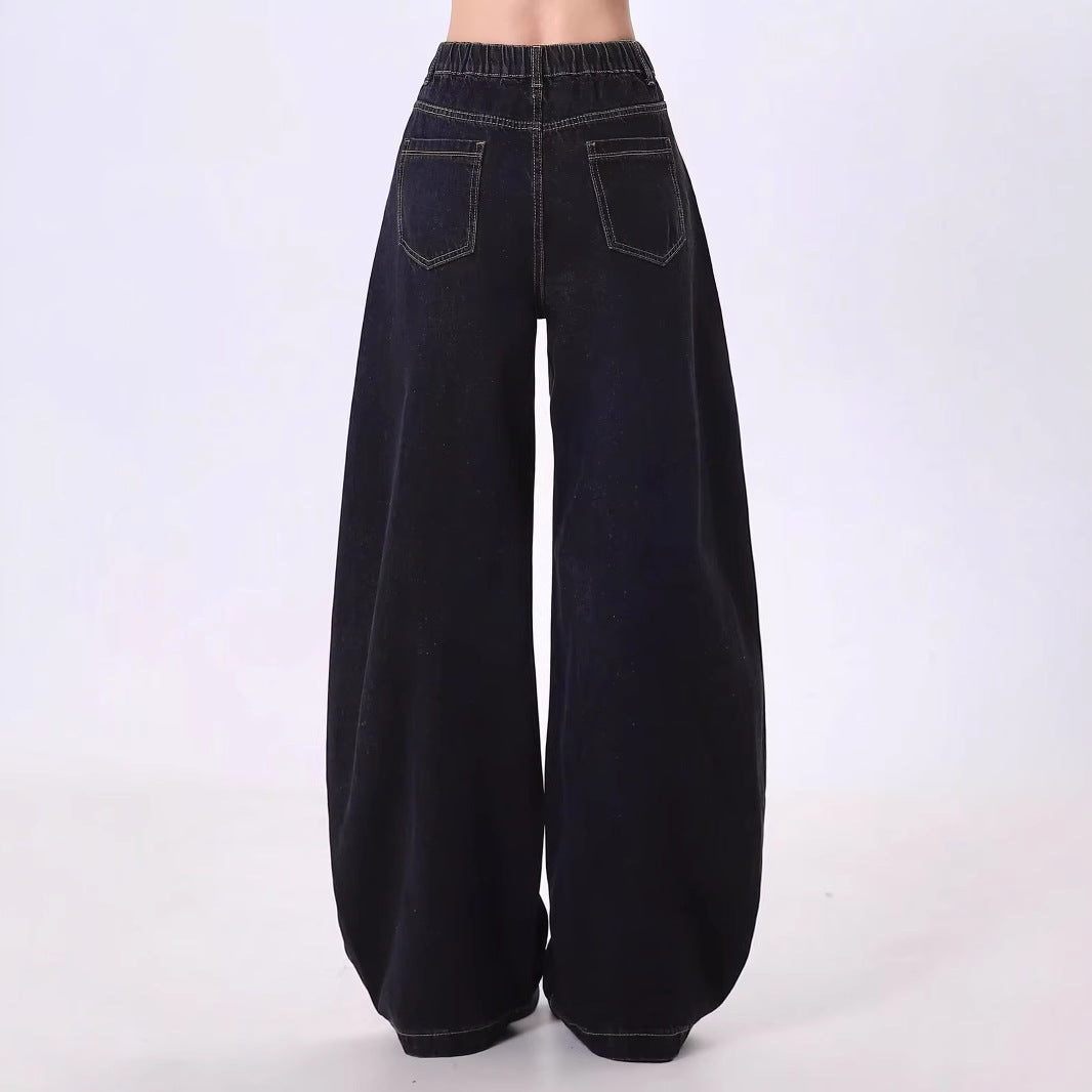Y2K Baggy Jeans for Men and Women – Unisex Streetwear Bandana Denim – Crypto Accepted, Free Global Shipping