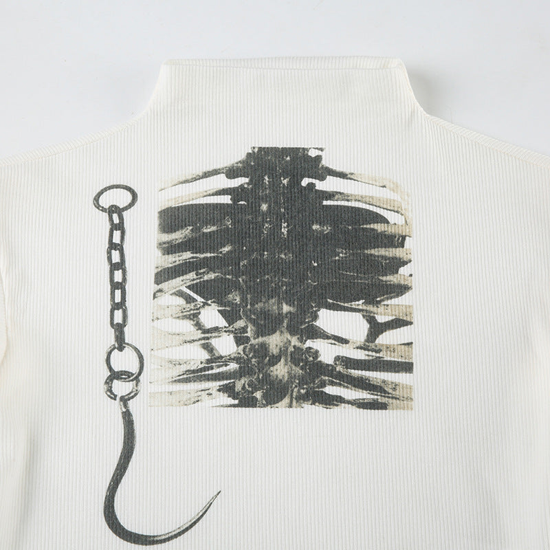 Women's Street Style Graphic Print Crop Top| Free Shipping|Crypto Payments