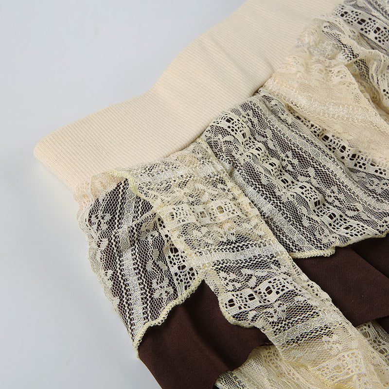Boho Patchwork Mini Skirt - Asymmetrical Tiered Desert Style | Free Shipping| Crypto Payments