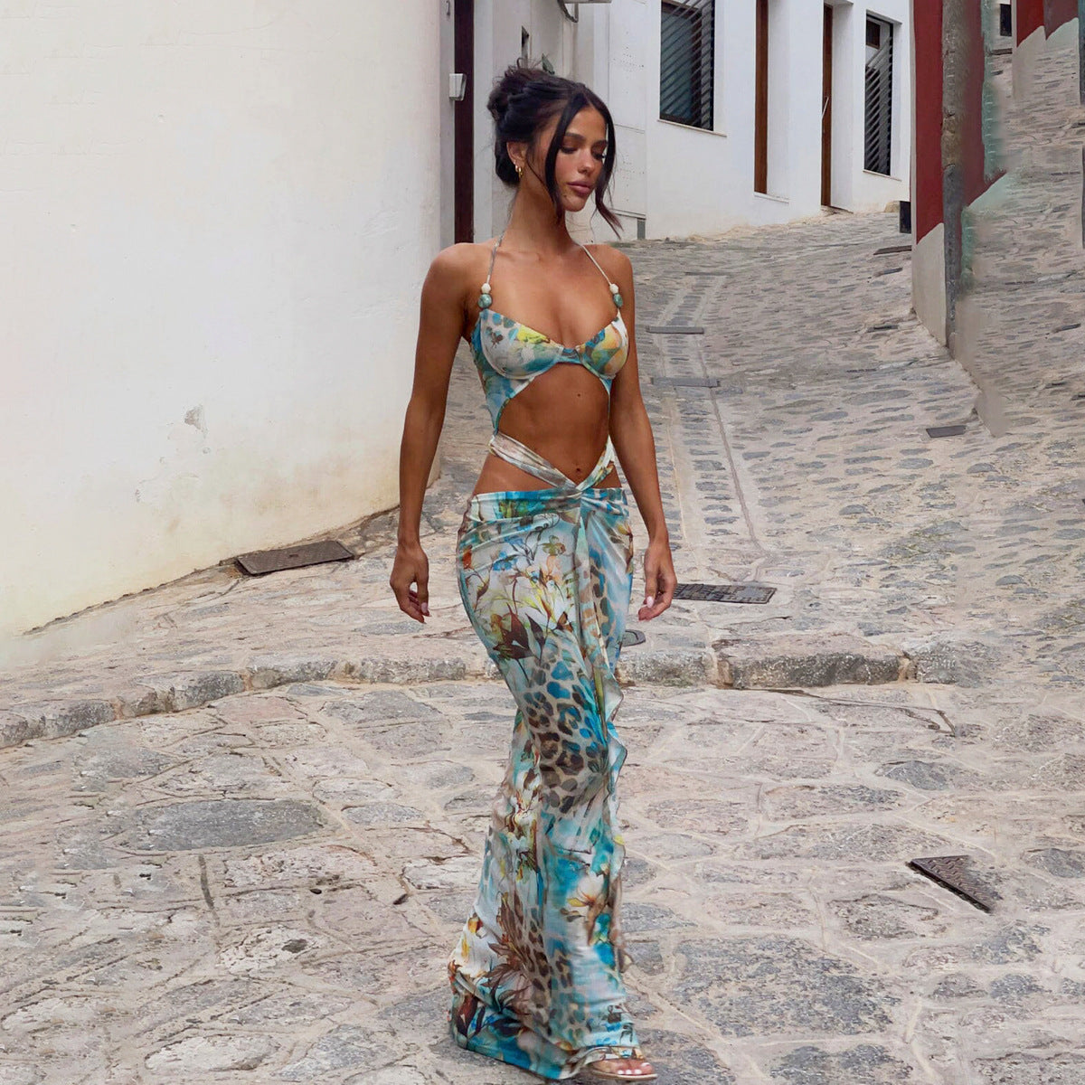 Sexy Printed Bikini Set - Women's Split Swimsuit, Free Global Shipping & Crypto Pay