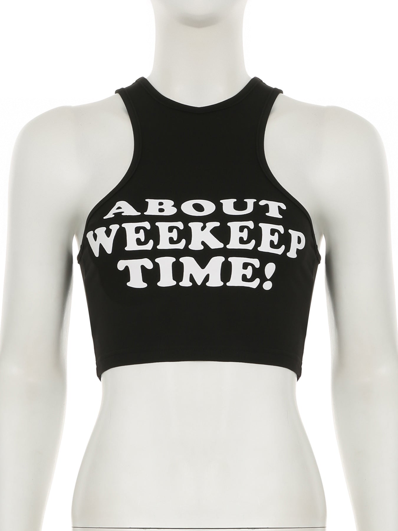 Women's Slogan Tank - Edgy Street Style Crop|Free Shipping|Crypto Payments