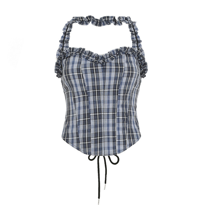 Sexy Crisscross Back Halter Cami| Free Shipping|Crypto Payments