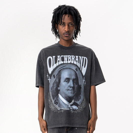 Vintage Portrait T-Shirt - 90s Retro Streetwear Oversized Graphic Tee