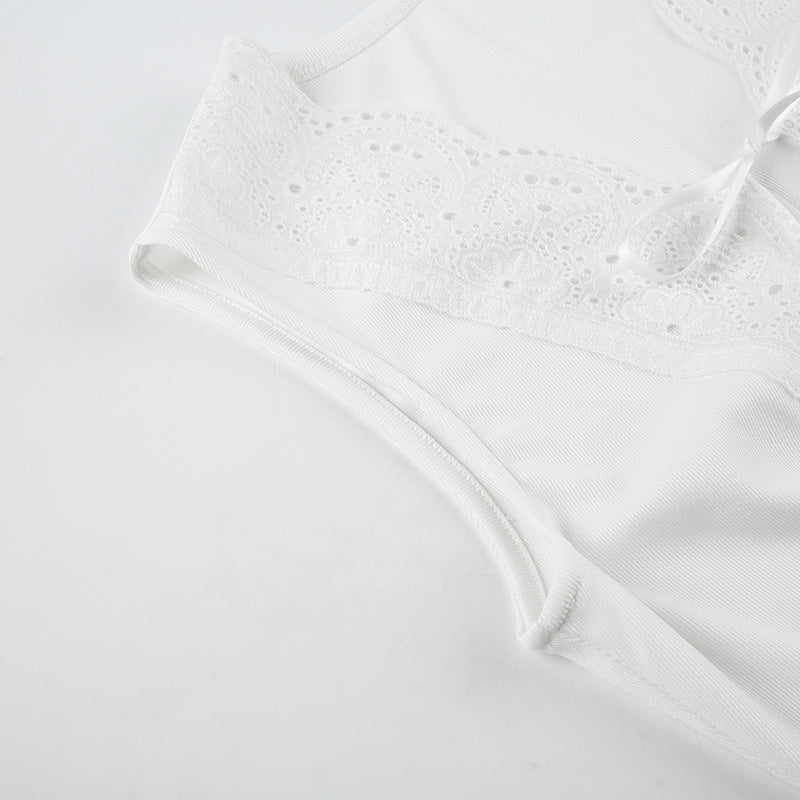 Lace-Up Bustier Top - Sweet & Sexy Crop Top |Free Shipping |Crypto Payments