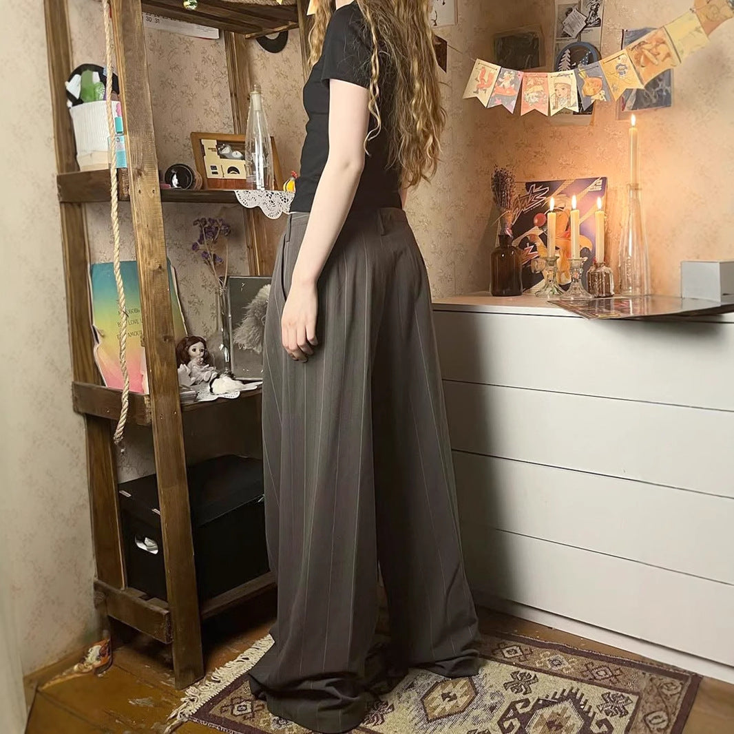 Y2K Wide-Leg Pants - High-Rise Color-Block Design |Crypto Payments