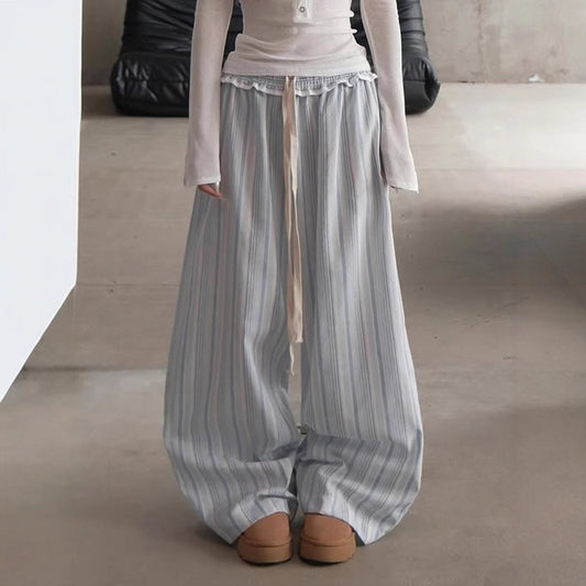 Y2K Striped Pants - Sweet & Sexy Japanese Style | Crypto Payments