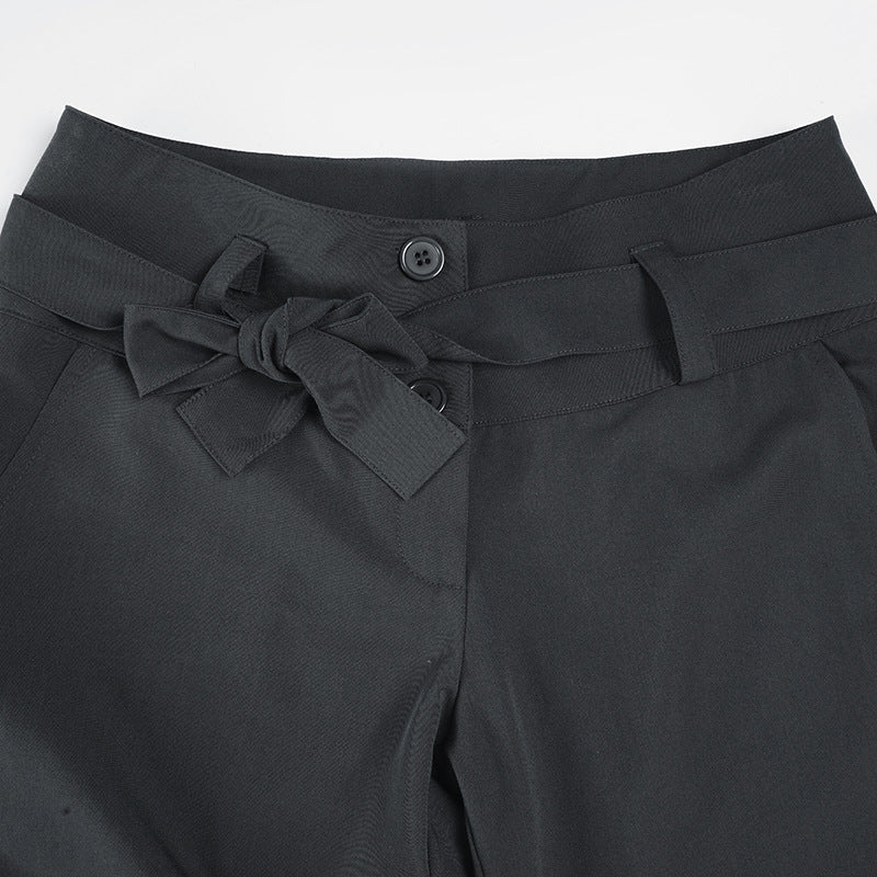 Y2K Dress Pants - Low-Waist Tailored Trousers | Crypto Payments