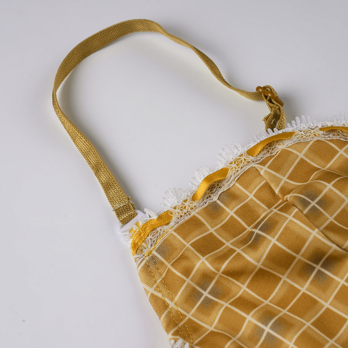 Tartan Corset Top - Lolita Lace Bustier | Crypto Payments
